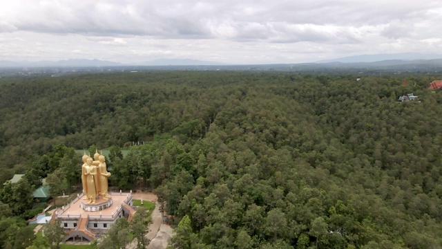泰国清迈省湄王区，阿瑞尔寺视频素材