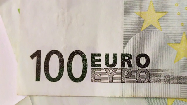 欧元钞票细节4视频下载