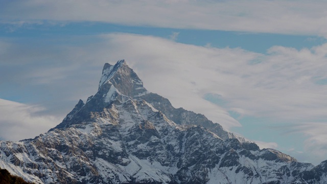 安娜普纳山/喜马拉雅山，尼泊尔视频下载