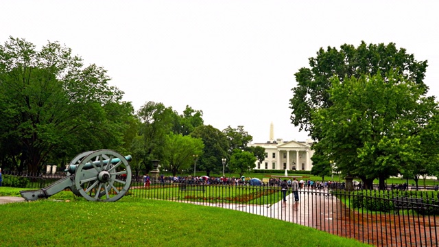 拉斐特广场。白宫。华盛顿特区视频下载