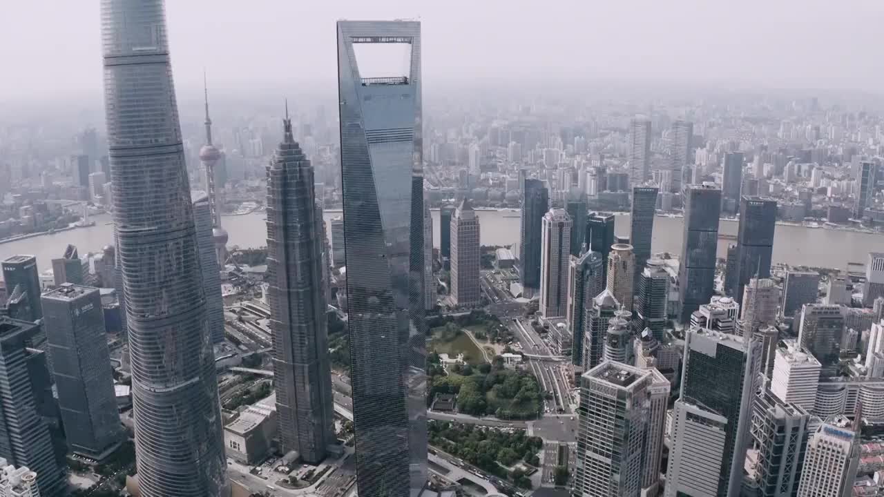 上海浦东的城市视频素材