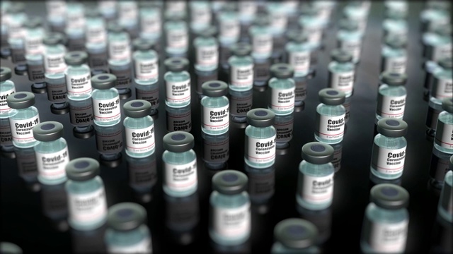 Covid-19疫苗瓶视频下载