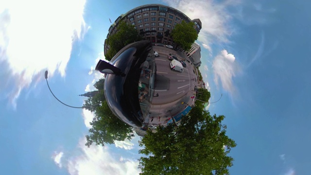 汉堡的小星球格式视频素材
