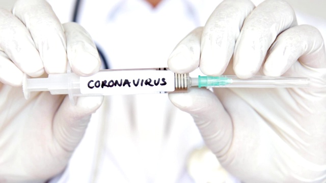 冠状病毒疫苗视频素材