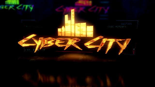 网络城市未来动画赛博朋克风格视频下载