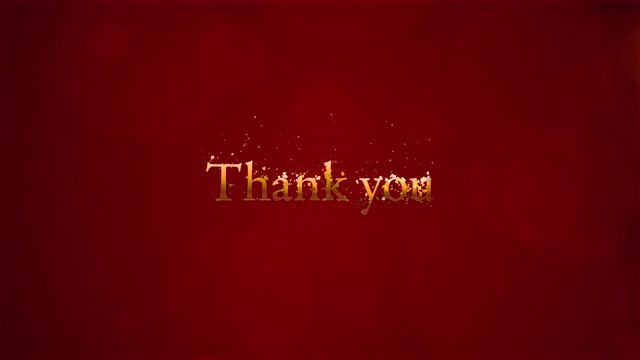 视频里有“谢谢”这个词。视频素材