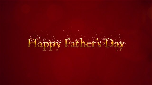 上面写着“父亲节快乐”的视频。视频素材