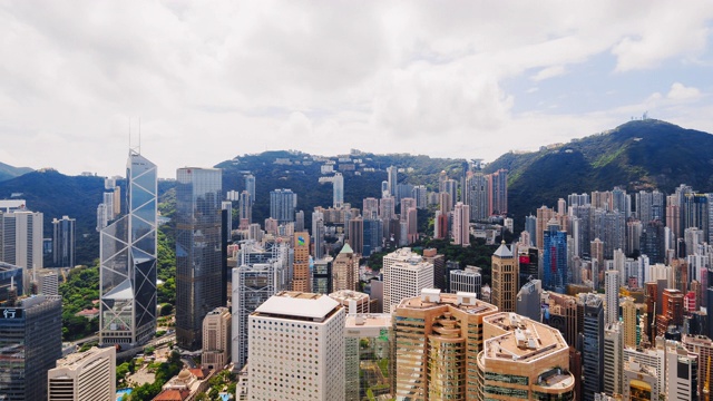 香港摩天大楼和天际线，中国视频下载