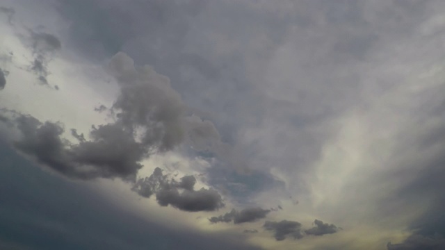 多云的天空时间流逝- 02视频下载