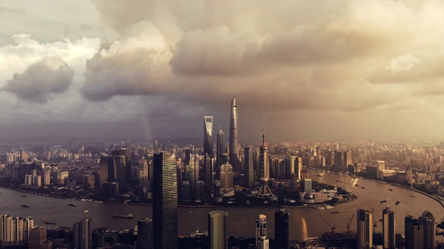 上海在日落时分视频下载
