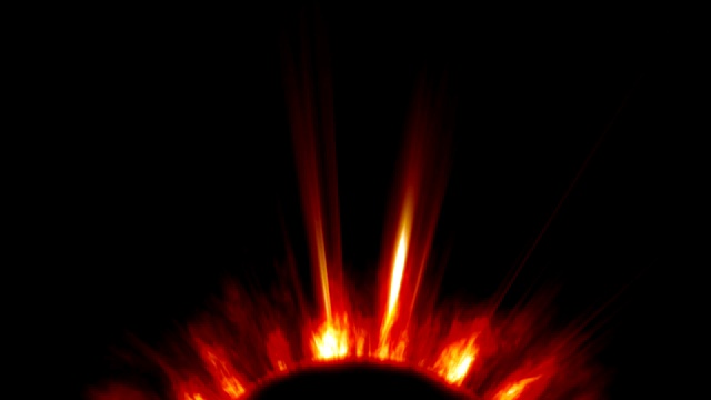太阳光火抽象日冕视频下载