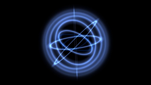 原子轨道射线光抽象4k视频下载