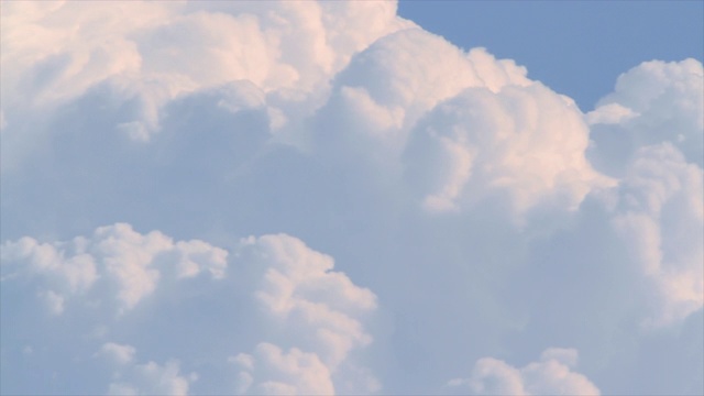 天空中的云变化时间流逝视频素材