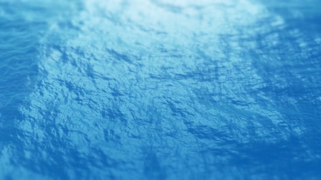 蓝色海洋俯视图4K无缝循环视频素材