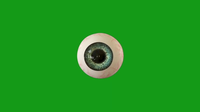 眼球绿色屏幕运动图形视频下载
