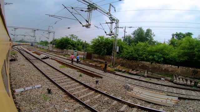 印度铁路之旅视频素材