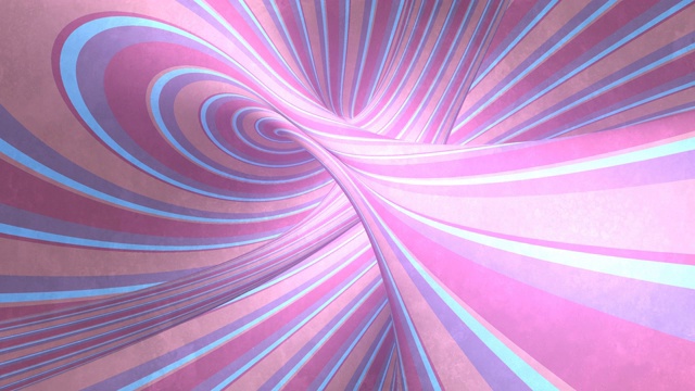 催眠的彩色条纹背景。迷幻的光学错觉。超现实循环动画动态背景。3 d渲染。4 k, UHD视频素材