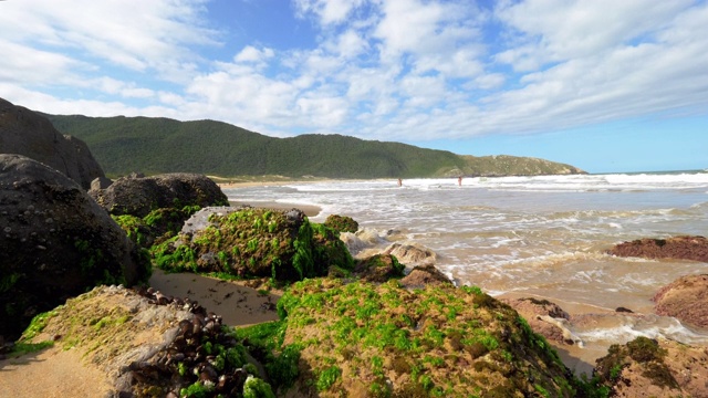 拉古尼亚海滩Florianópolis，巴西视频素材