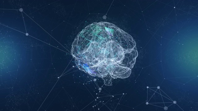 人工智能的大脑视频素材