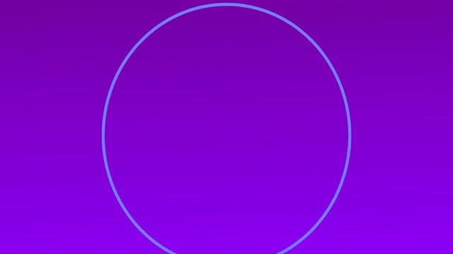 在紫色背景上移动的点和蓝色的圆圈视频下载