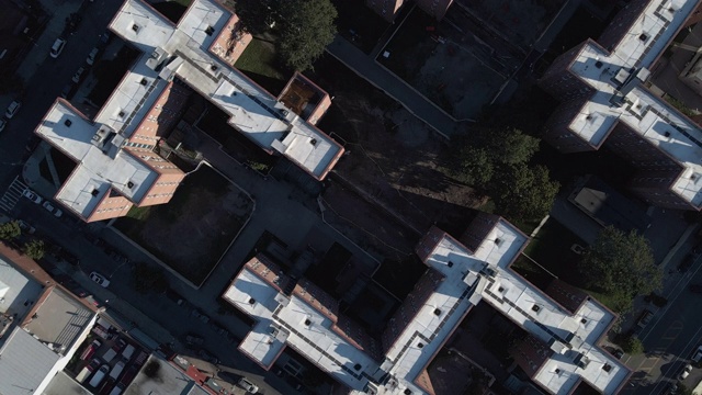 布鲁克林公共住房项目鸟瞰图视频下载