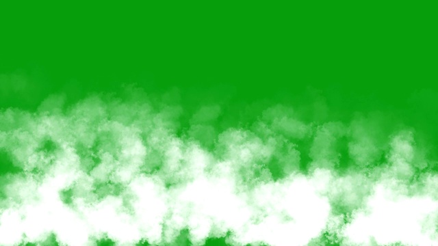 白烟绿色屏幕运动图形视频素材