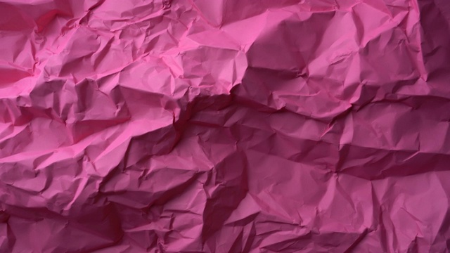 粉红色皱纸旋转视频素材