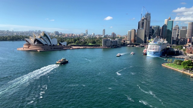 悉尼港是世界上最大的港口之一视频下载