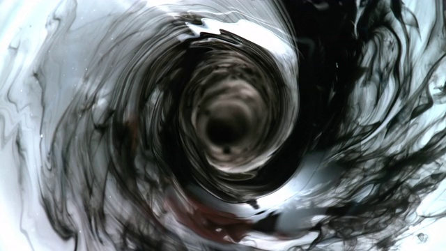 SLO MO LD水漩涡图黑色视频素材