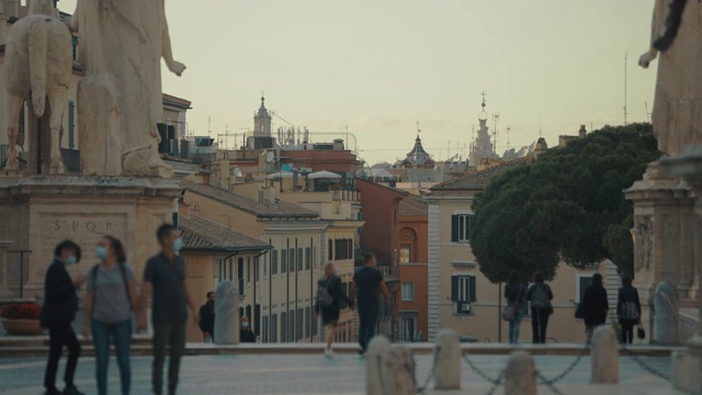 罗马最美丽的地方:国会山视频素材