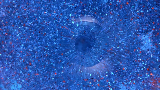 SLO MO LD彩色闪光创造液体漩涡视频素材