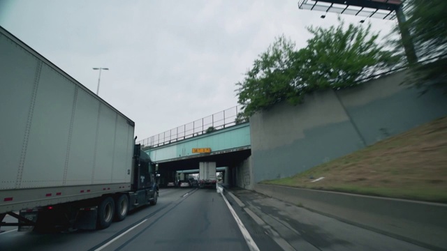 卡车驾驶视频素材
