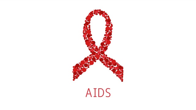 世界艾滋病日点丝带动画视频下载
