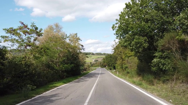 意大利托斯卡纳著名的瓦尔德奥尔西亚公路。视频素材