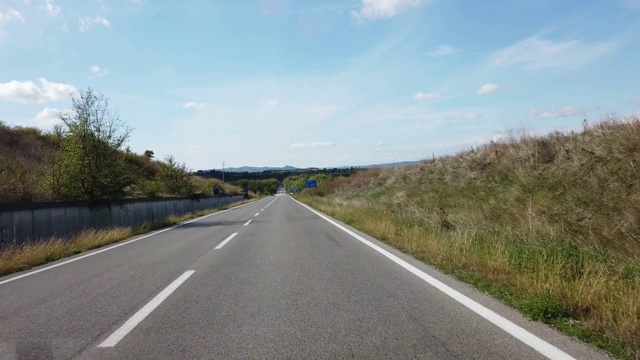 意大利托斯卡纳著名的瓦尔德奥尔西亚公路。视频素材