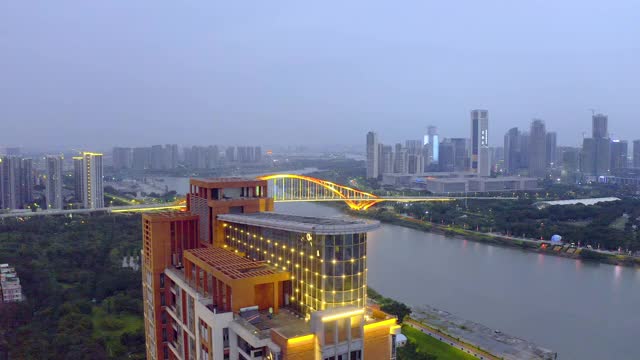 广东佛山的城市景观视频下载