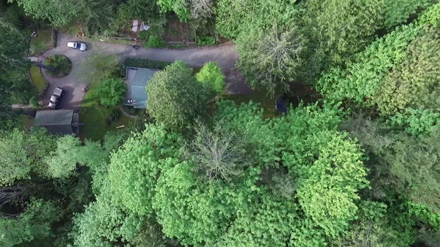 从空中俯瞰西澳班布里奇岛的乡村庭院视频素材