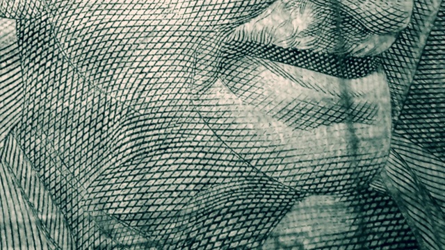 圣雄甘地的肖像印在货币上视频下载