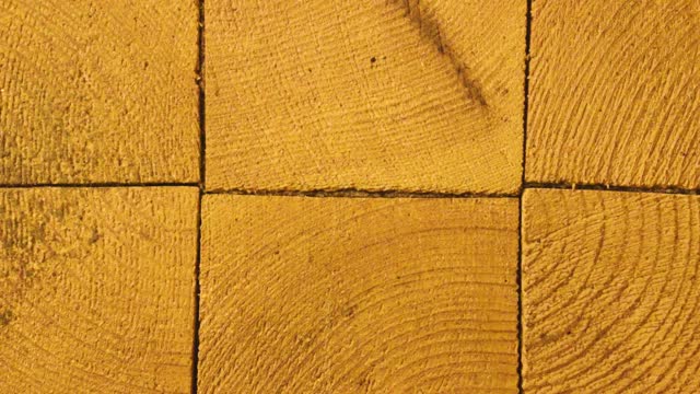 末纹木块砖。天然木制背景视频下载
