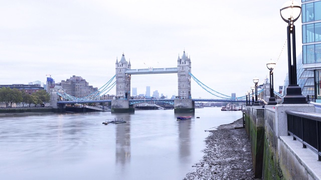 伦敦塔桥4k延时视频素材
