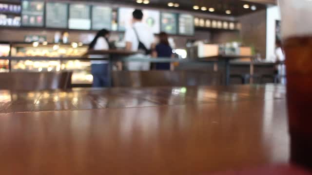 咖啡店消费服务环境视频下载