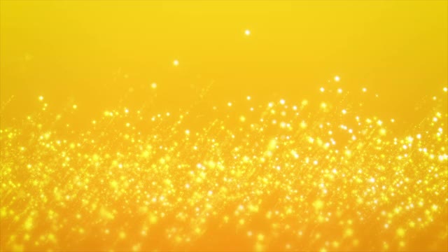 抽象运动背景闪烁金色星星视频素材