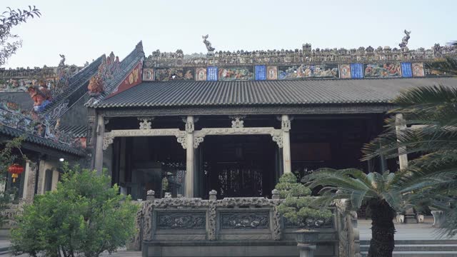 中国古代建筑装饰视频素材