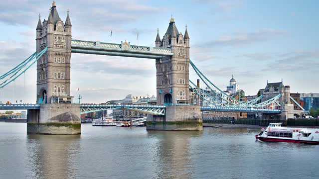 塔桥。伦敦地标视频素材