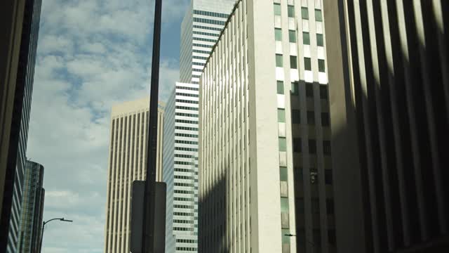 DTLA的办公楼和酒店视频素材