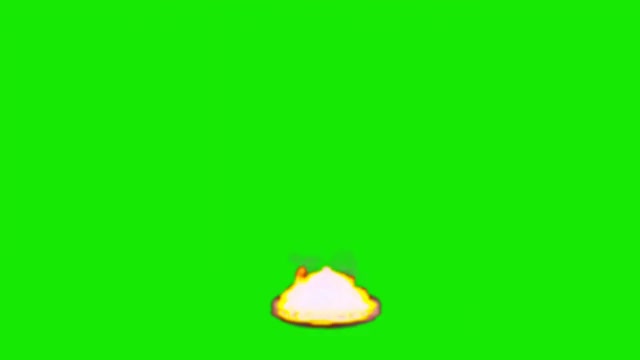 太空火箭起飞，绿屏色makey视频下载