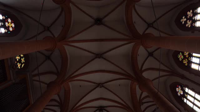 海德堡圣灵教堂教堂内视频下载