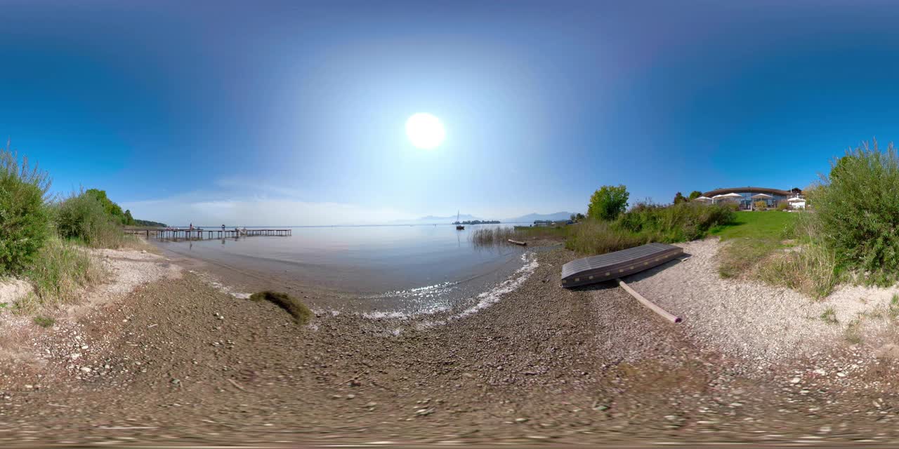 360 VR / Chiemsee湖畔视频素材