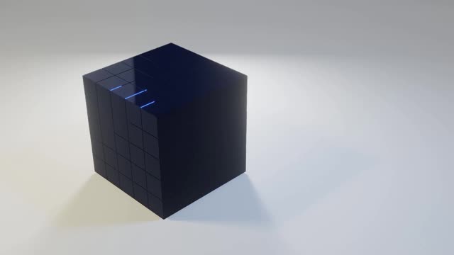 三维立方体的变化视频下载