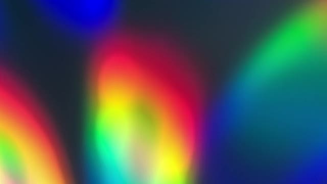 移动彩色抽象模糊背景在明亮的颜色彩虹。海洋模糊梯度。软散焦平滑镜头。漂亮的壁纸屏幕。全高清视频。概念绥靖政策,放松。视频素材